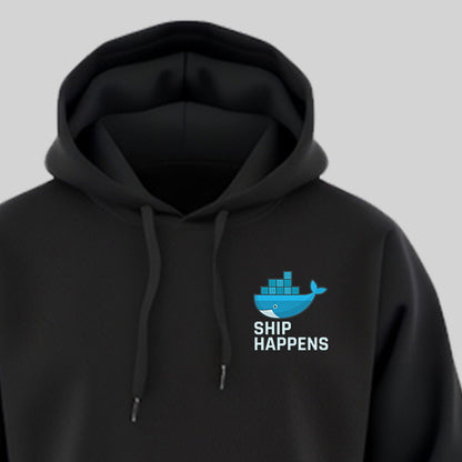 Ship Happens - Black Coding Hoodie
