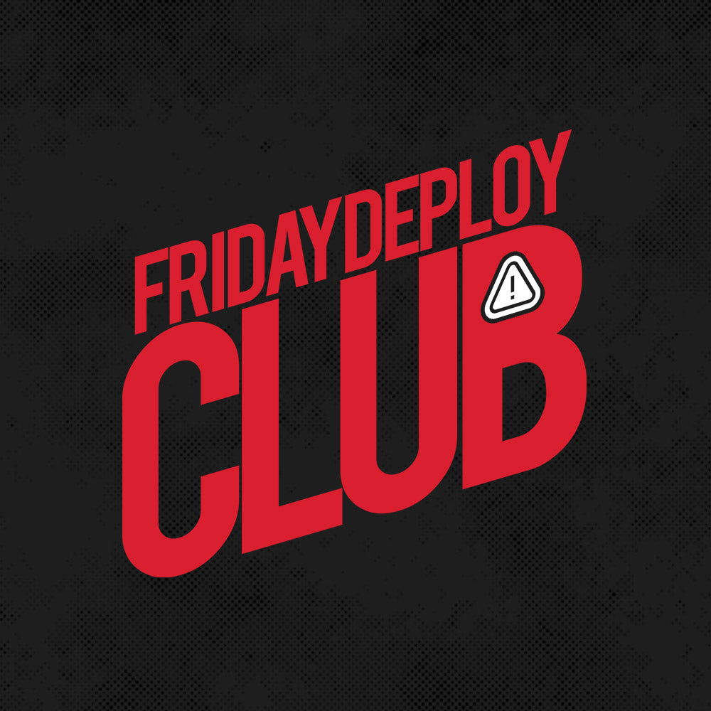 Friday Deploy Club -  Black Acid Wash Coding Hoodie