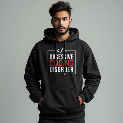 Obsessive Coding Disorder- Black Coding Hoodie