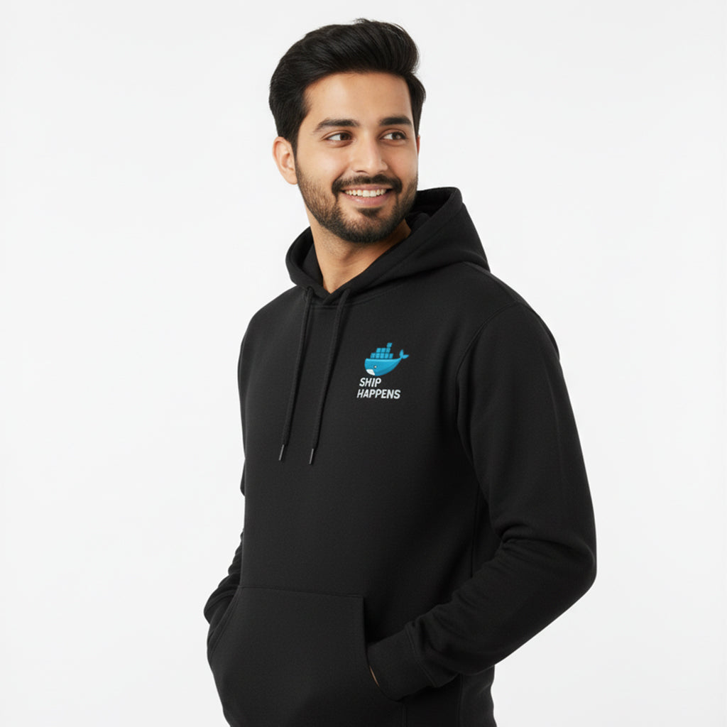 Ship Happens - Black Coding Hoodie