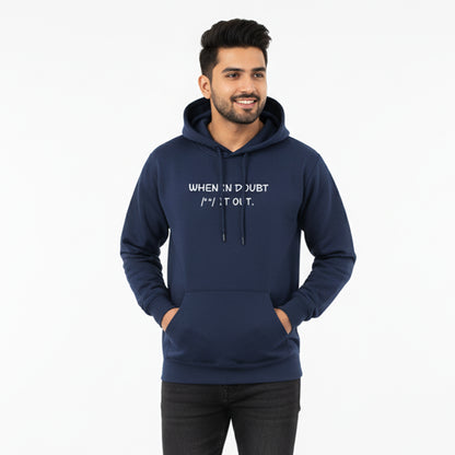 When in Doubt - Navy Blue Coding Hoodie