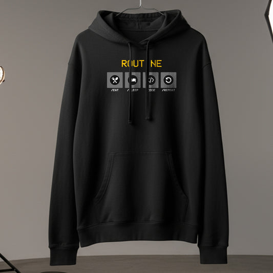 Eat Sleep Code - Black Coding Hoodie