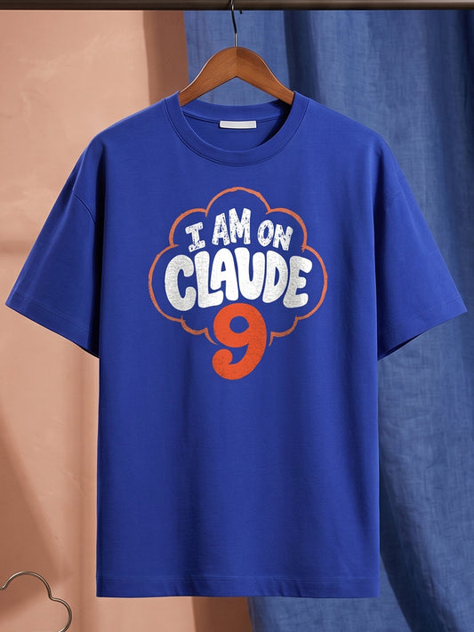 Claude Nine- Royal Blue Round Neck A.I. Tshirt