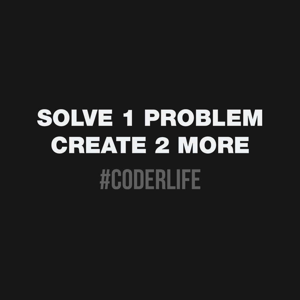 Coder Life - Black Coding Hoodie