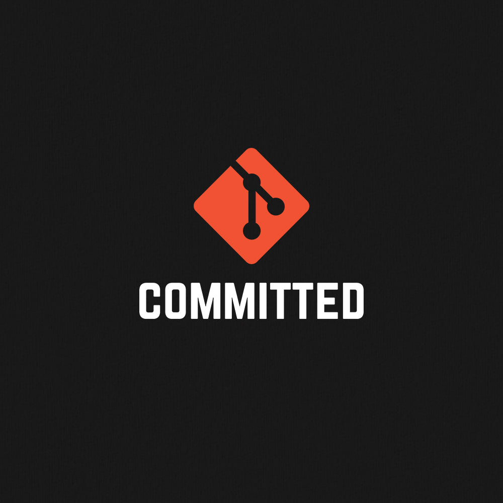 Committed - Black Coding Oversized Tshirt