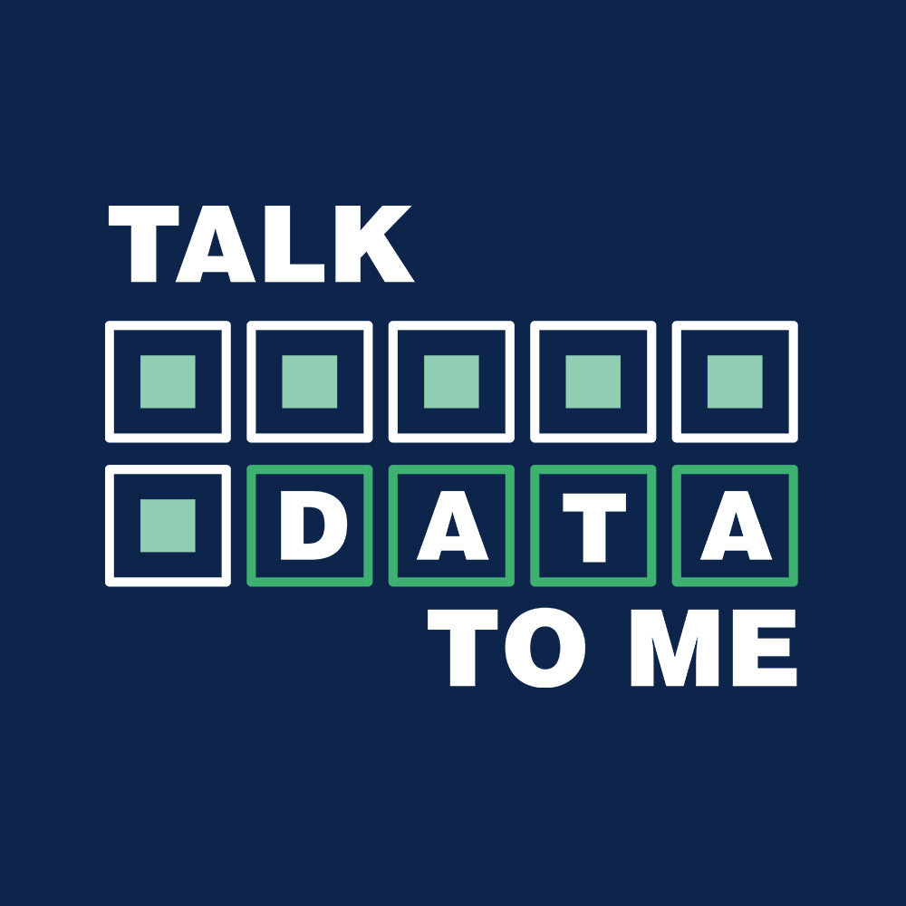 Talk Data- Navy Blue Round Neck Corporate T-shirt