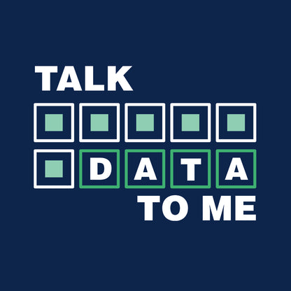 Talk Data- Navy Blue Round Neck Corporate T-shirt