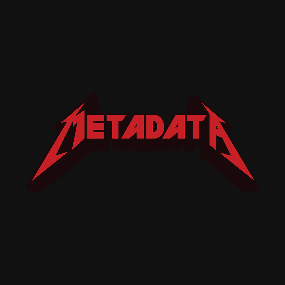 Metadata - Black Corporate Round Neck T-shirt