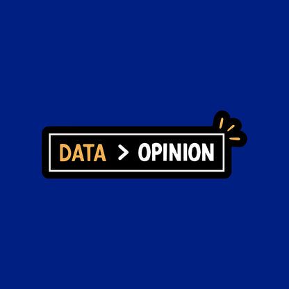 Data Opinion - Royal Blue Corporate Round Neck T-shirt