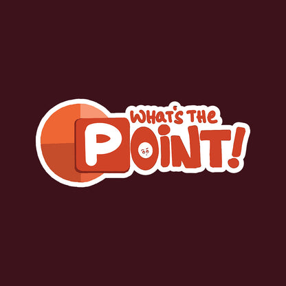 Point - Maroon Corporate Round Neck T-shirt
