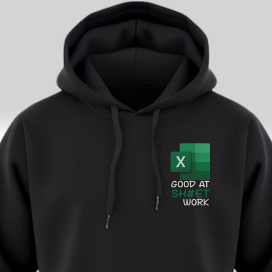Sheet Work - Black Corporate Hoodie
