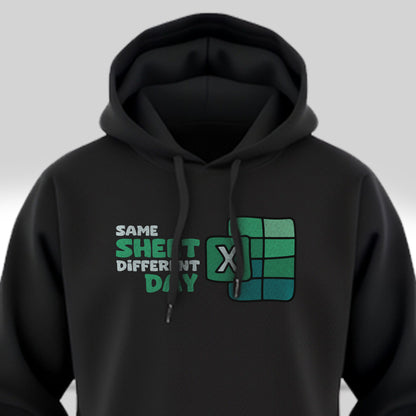 Same Sheet - Black Corporate Hoodie