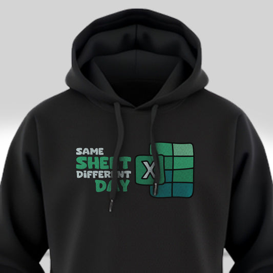 Same Sheet - Black Corporate Hoodie