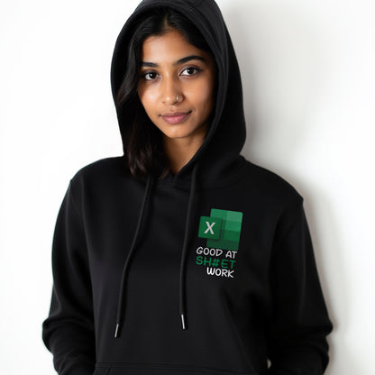 Sheet Work - Black Corporate Hoodie