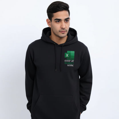 Sheet Work - Black Corporate Hoodie