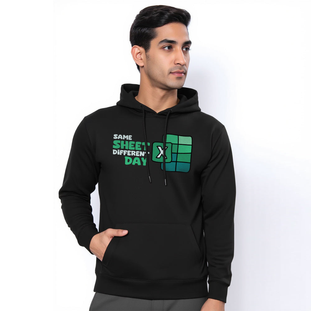 Same Sheet - Black Corporate Hoodie