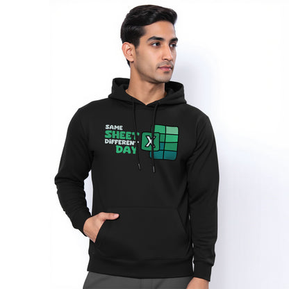 Same Sheet - Black Corporate Hoodie