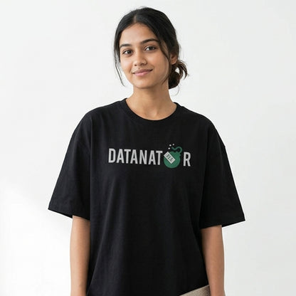 Datanator- Black Round Neck Corporate T-shirt