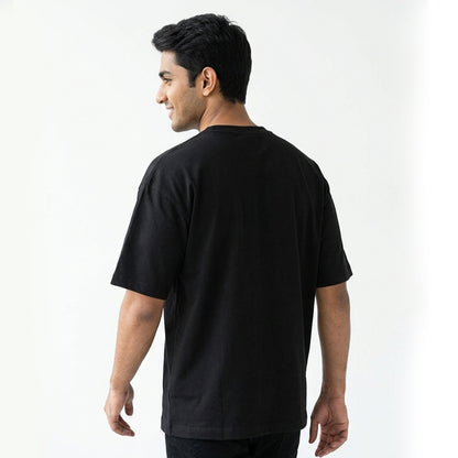 Datanator- Black Round Neck Corporate T-shirt