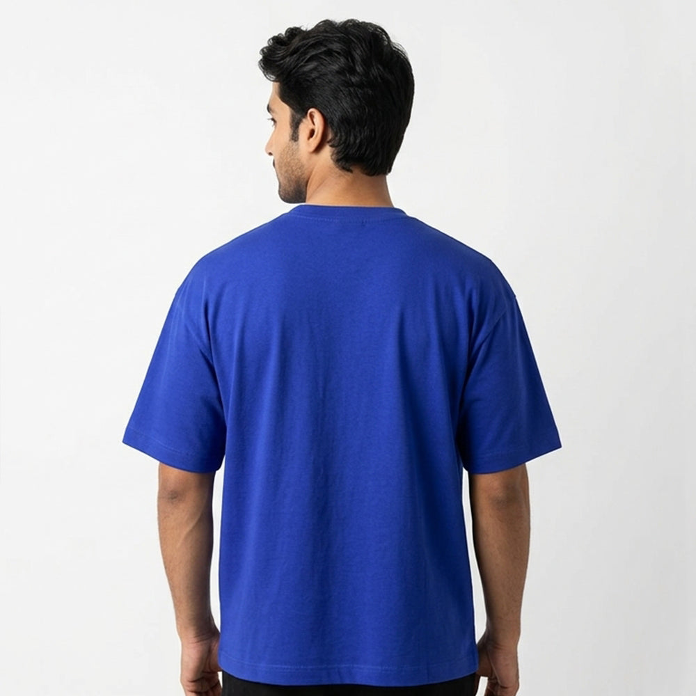 ASAP- Royal Blue Round Neck Corporate T-shirt