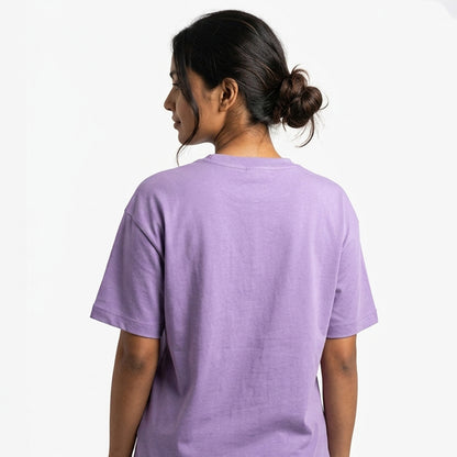 My Slides- Lavender Round Neck Corporate T-shirt