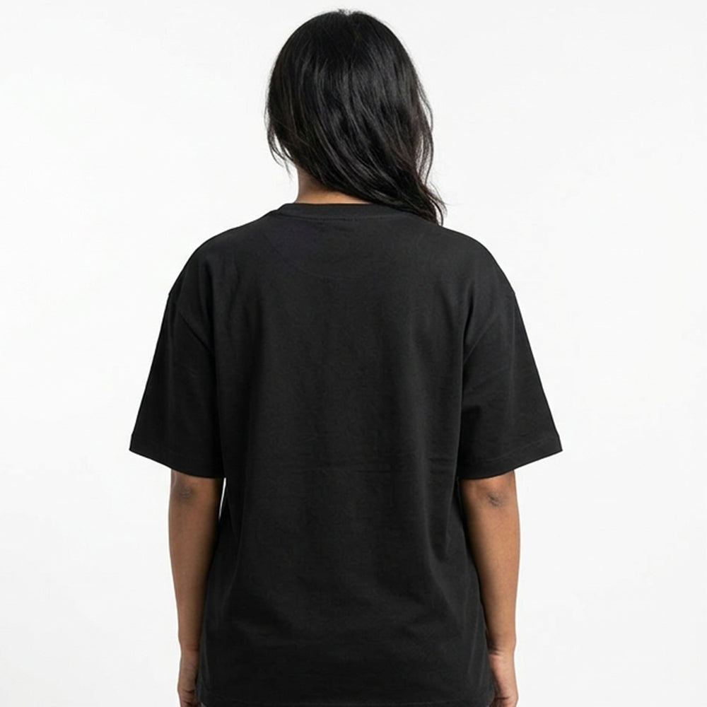 Brainstorming- Black Round Neck Corporate T-shirt