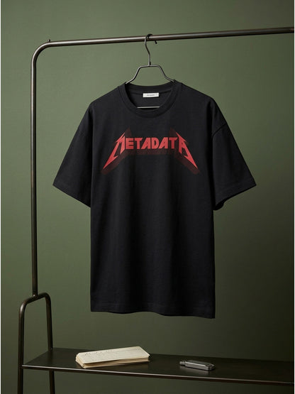 Metadata - Black Corporate Round Neck T-shirt