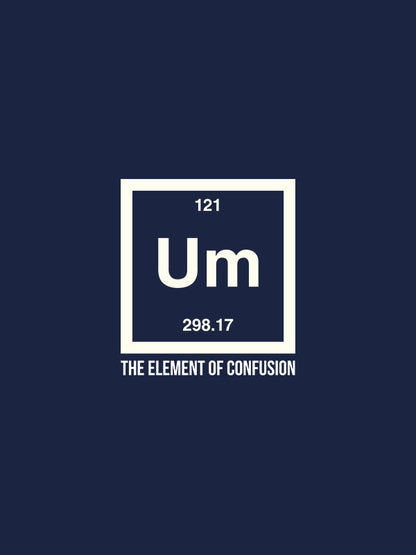 UM Element- Navy Blue Round Neck Corporate T-shirt