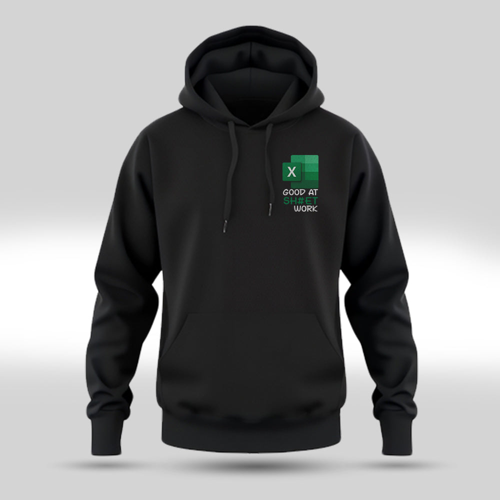 Sheet Work - Black Corporate Hoodie