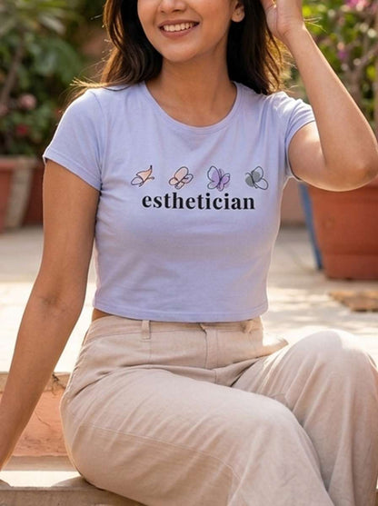 Esthetician - Makeup Artist Crop Top