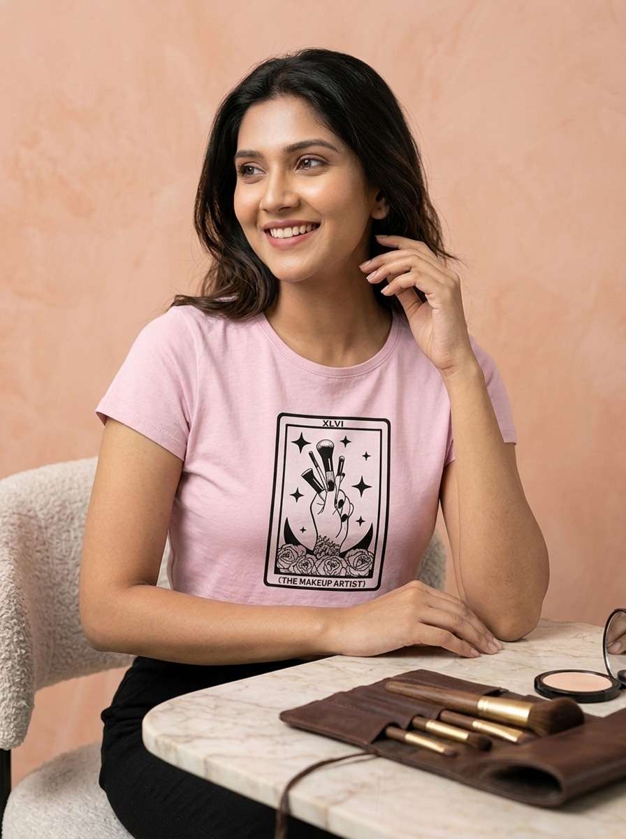 Makeup Artist Tarot - Makeup Artist Crop Top