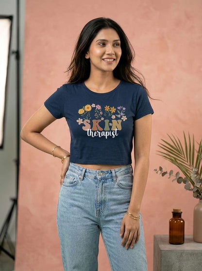Skin Therapist - Makeup Artist Crop Top