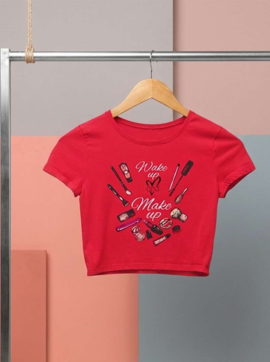 Wake up & Make Up - Makeup Artist Crop Top