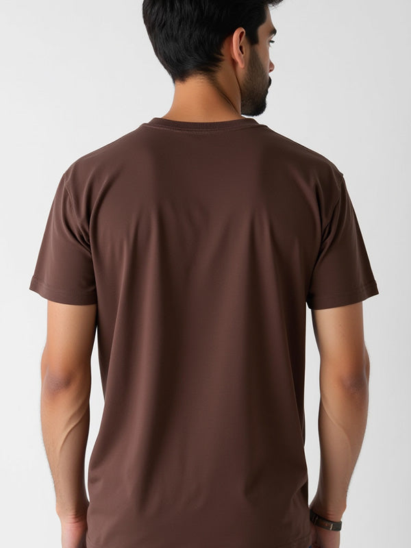 Never Enough Plants- Coffee Brown Round Neck Gardening T-shirt