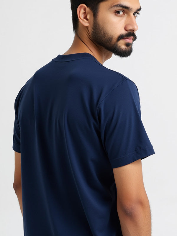 Home Is Where My Plants Are - Navy Blue Round Neck Gardening T-shirt