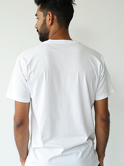 Easily Distracted By Plants- White Round Neck Gardening T-shirt
