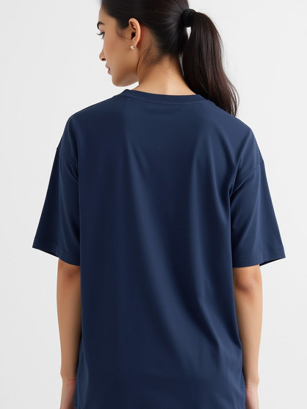 Home Is Where My Plants Are - Navy Blue Round Neck Gardening T-shirt