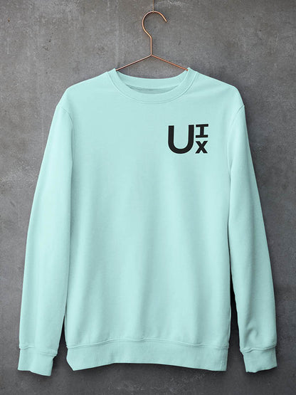 UI UX Minimal- White UI UX Sweatshirt