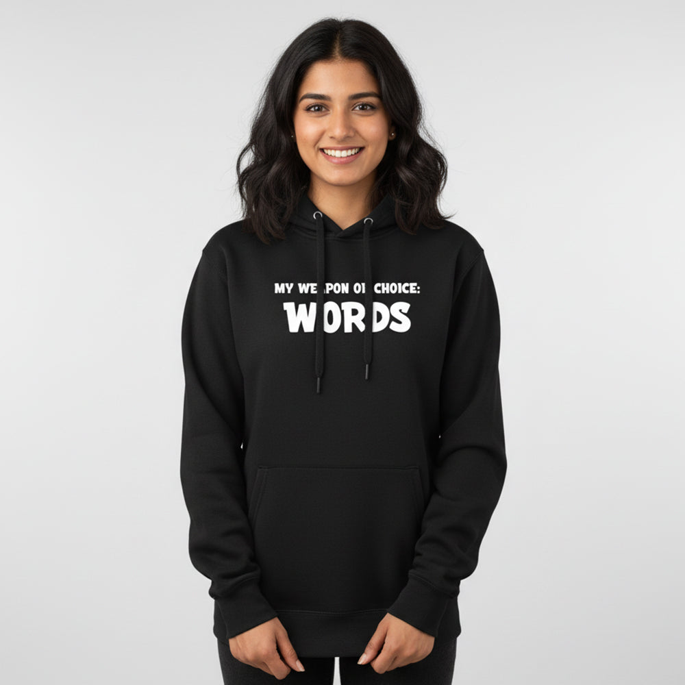 Words - Black Author Hoodie