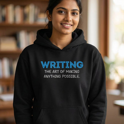 Anything Possible- Black Writer Hoodie