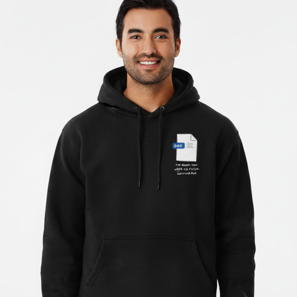 Finish Writing - Black Author Hoodie