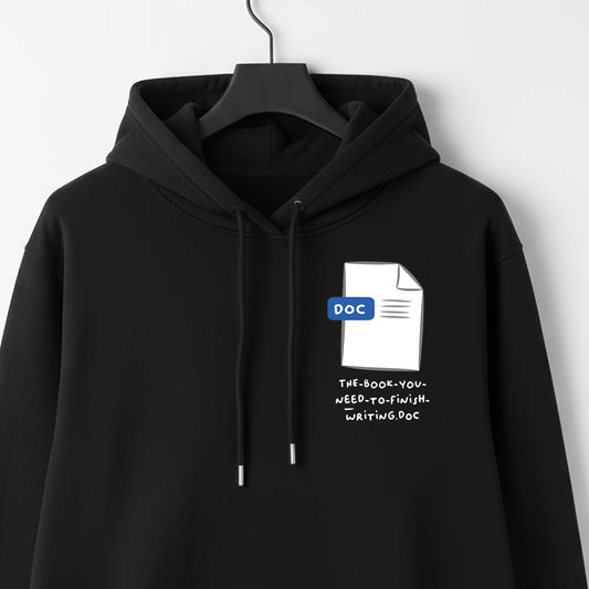 Finish Writing - Black Author Hoodie