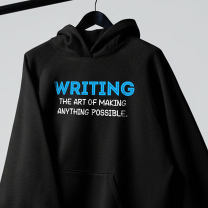 Anything Possible- Black Writer Hoodie