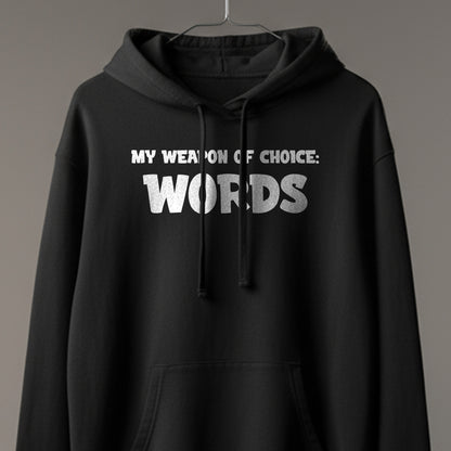 Words - Black Author Hoodie