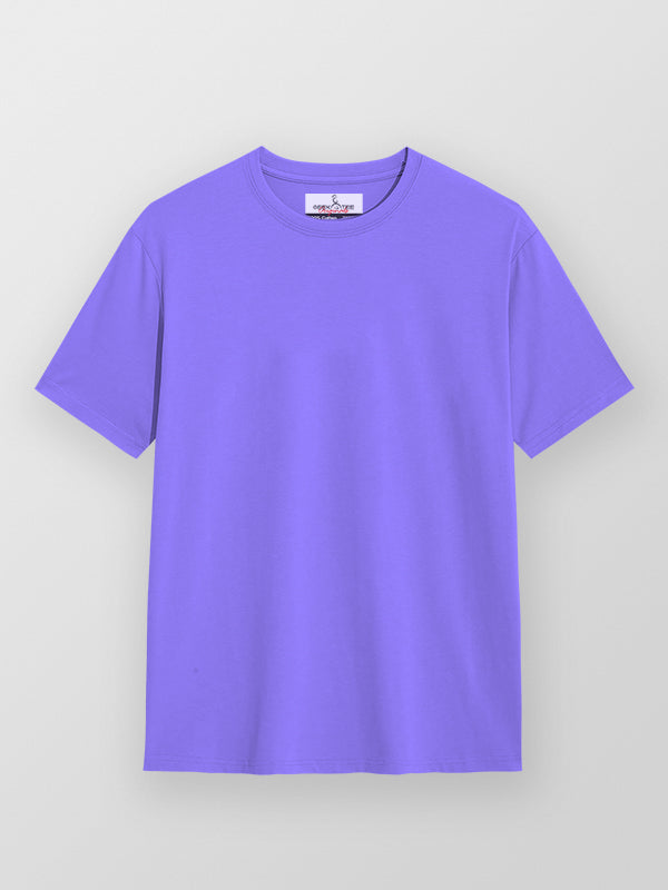 Lavender- Solid Unisex Round Neck T-shirt