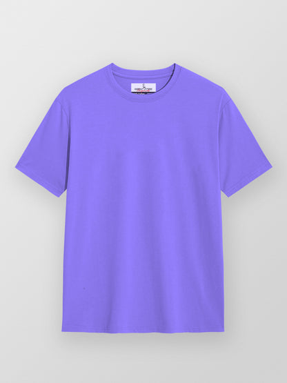 Lavender- Solid Unisex Round Neck T-shirt
