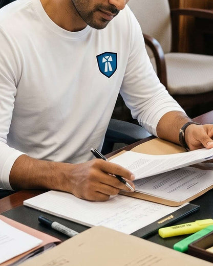 Advocate Logo- Lawyer Full Sleeves T-shirt
