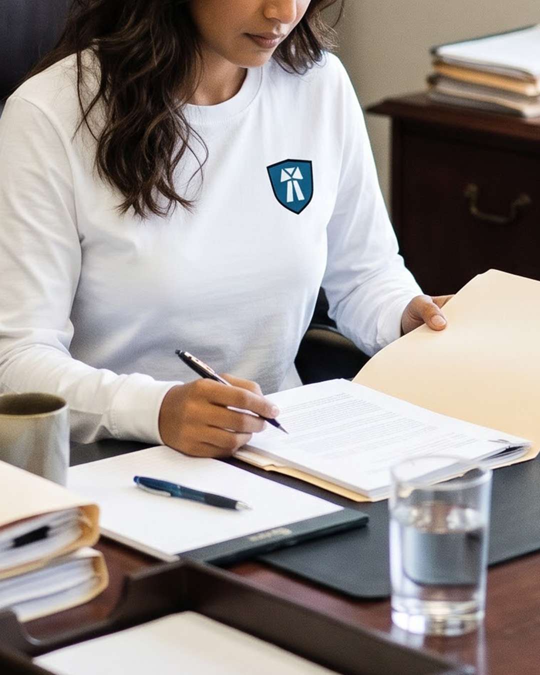 Advocate Logo- Lawyer Full Sleeves T-shirt