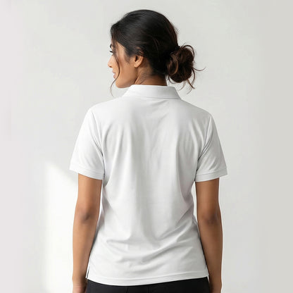 Advocate Icon- White Lawyer Polo T-shirt