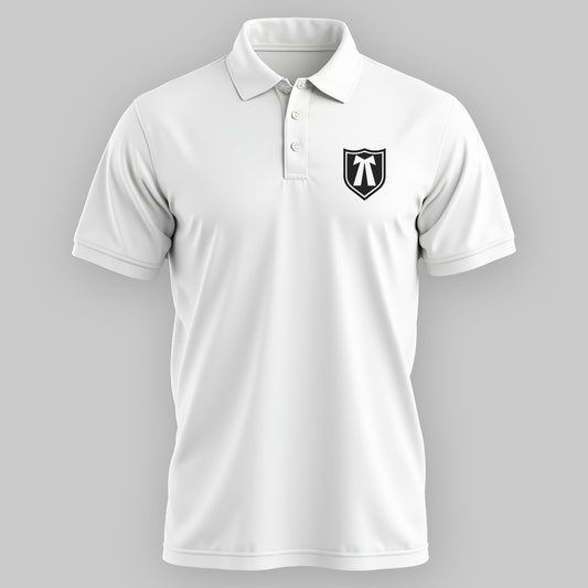 Advocate Icon- White Lawyer Polo T-shirt